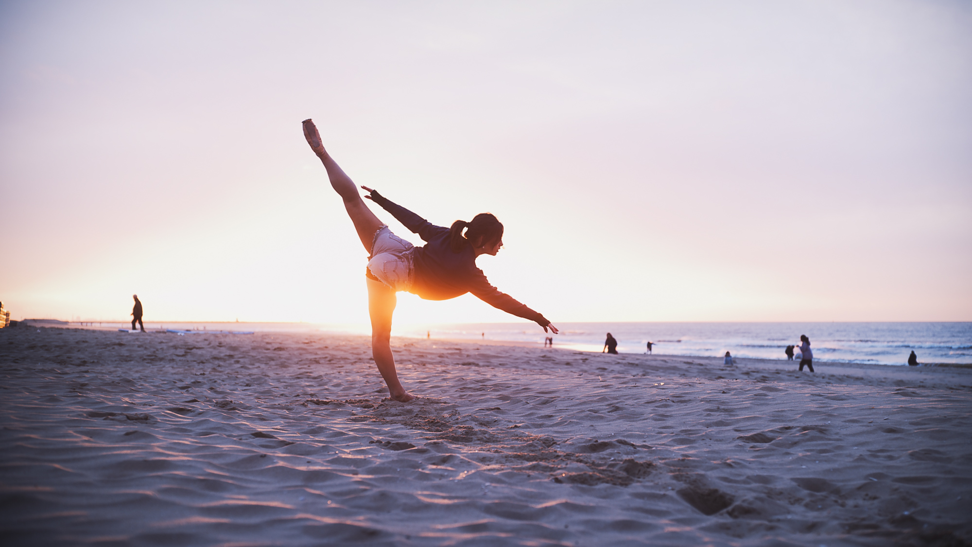 Dancer on Beach A